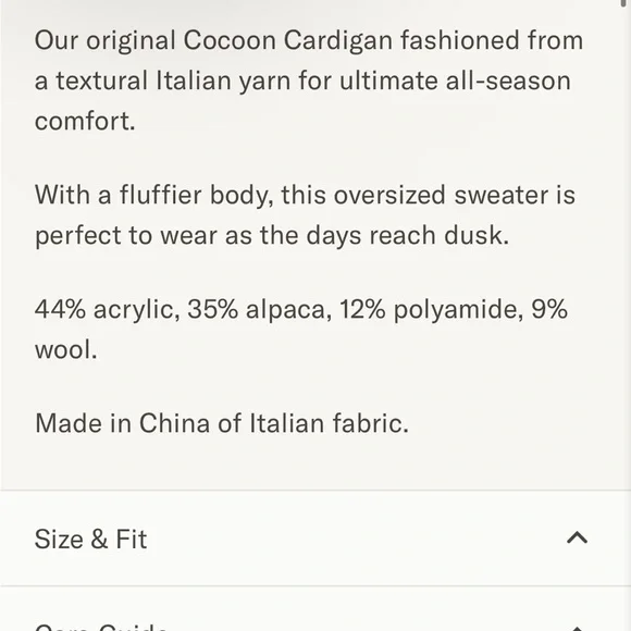 Jenni kayne cocoon sweater - Picture 3 of 5